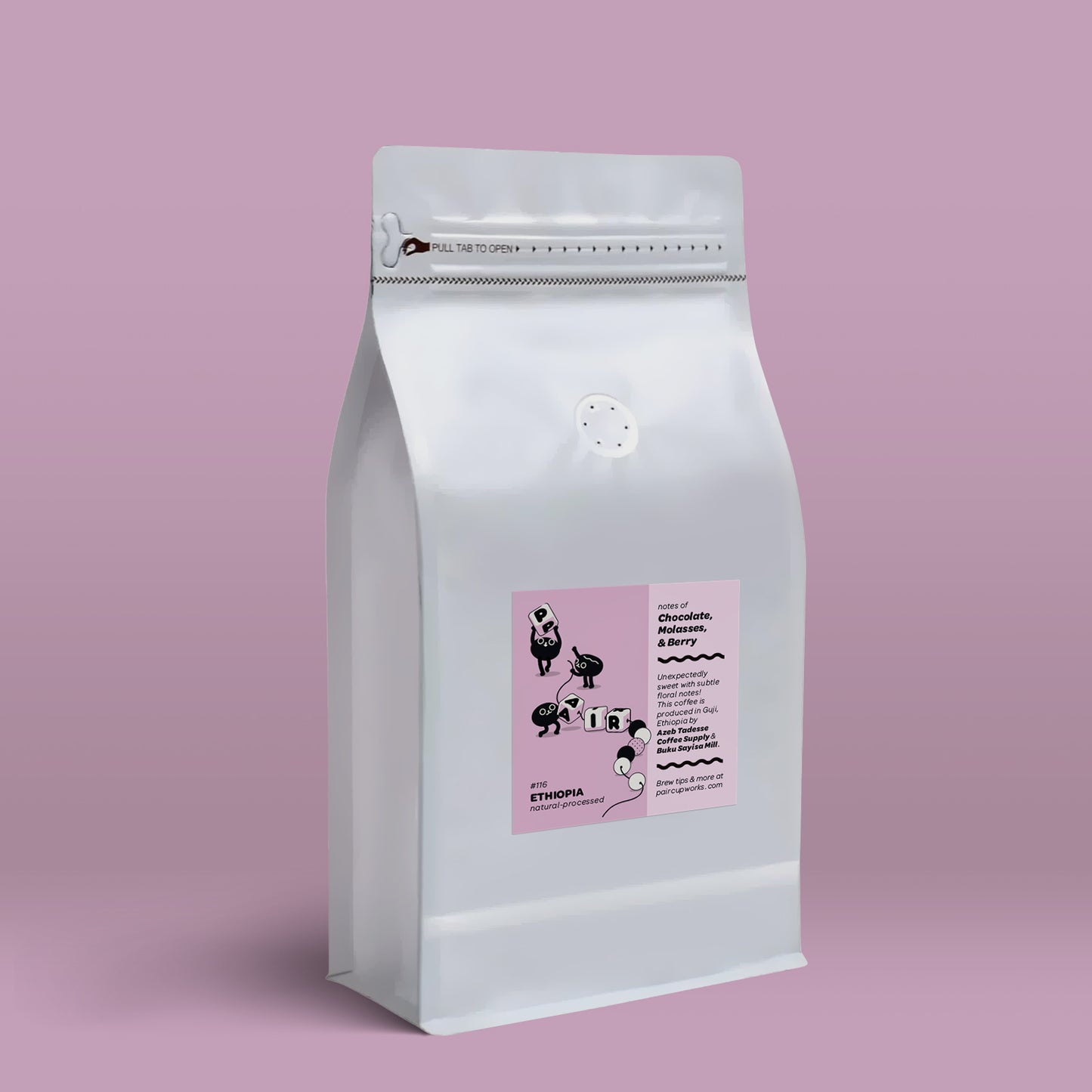 #116 Natural-Processed Coffee Beans from Ethiopia