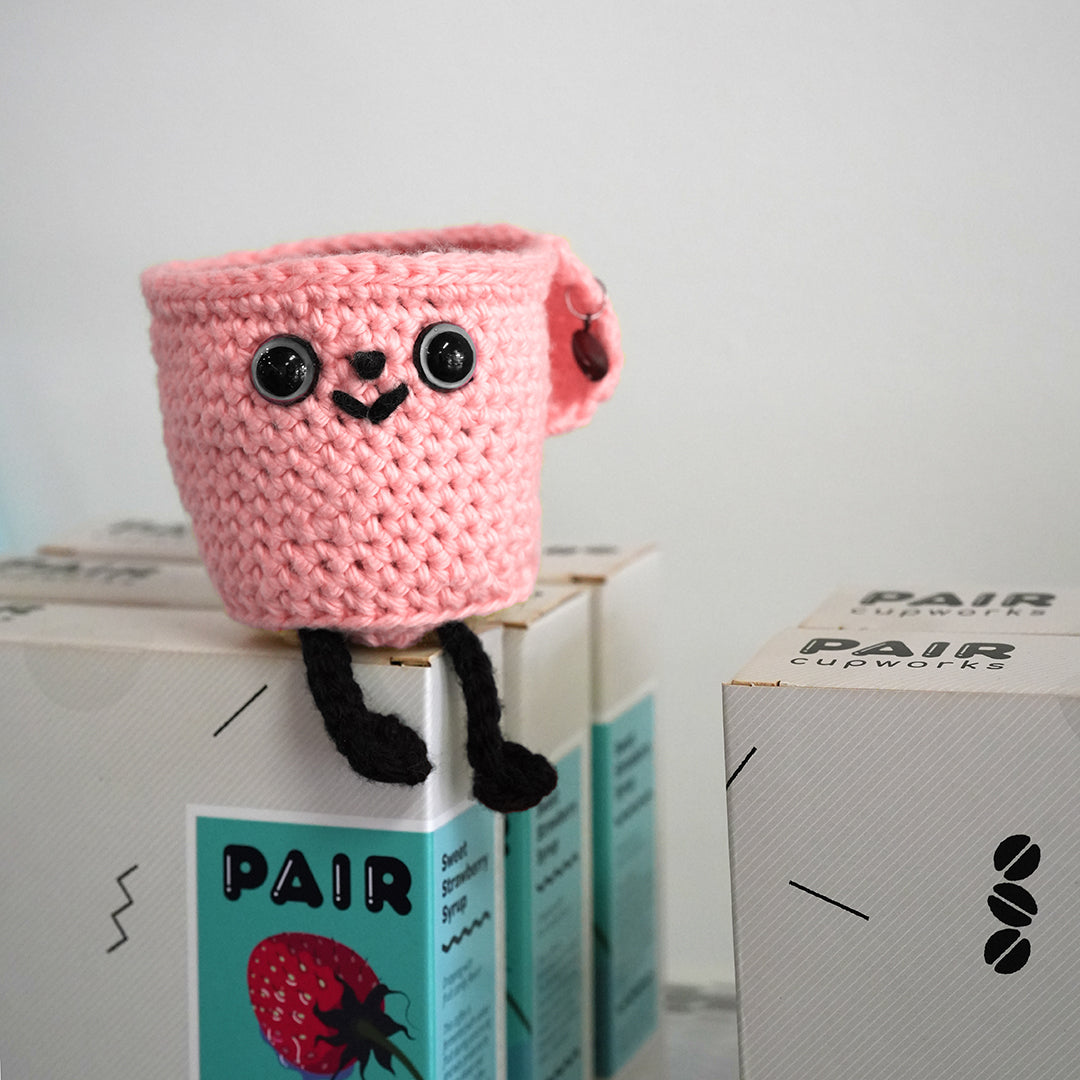 Fundraiser Crochet Plushie Mugs