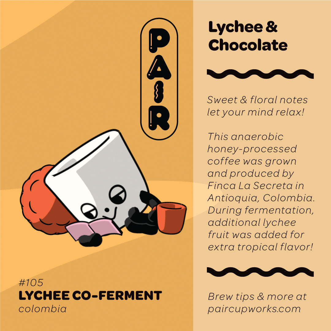 #105 Lychee Co-fermented Coffee Beans from Colombia