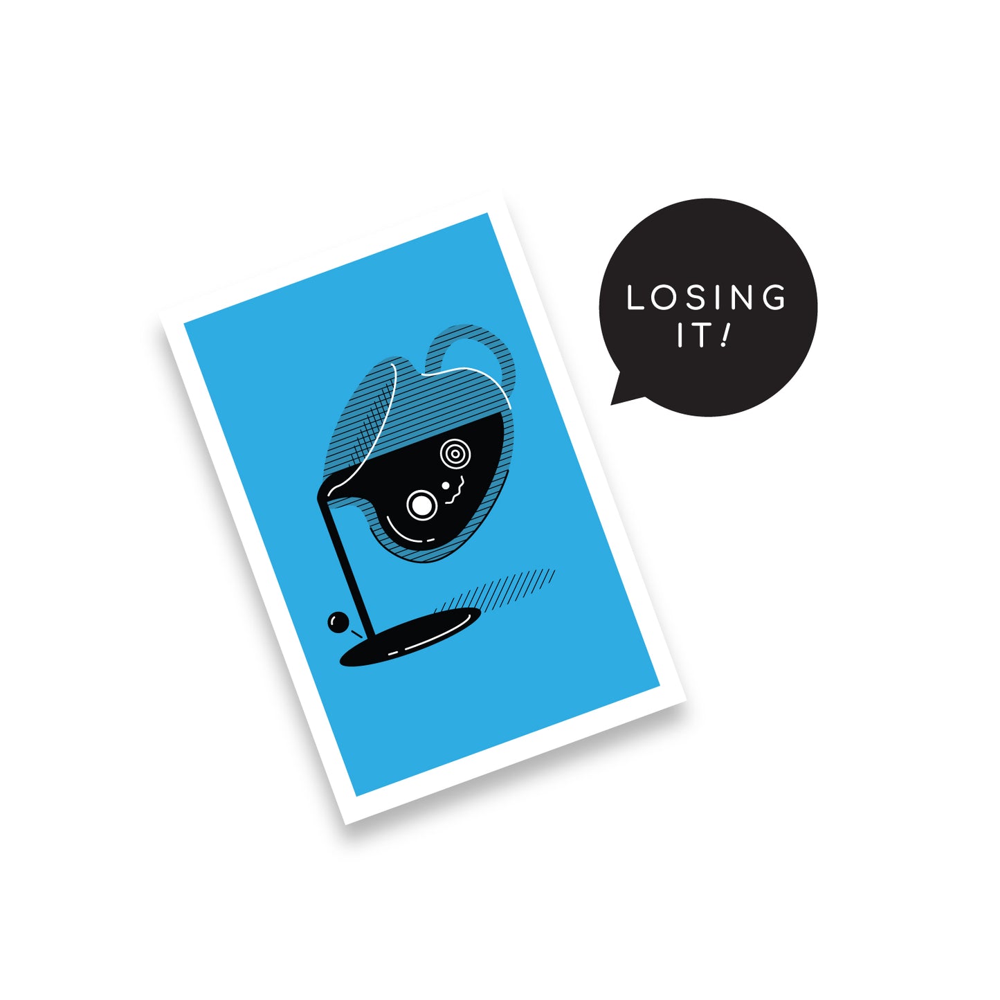 Losing It 4" x 6" Art Print