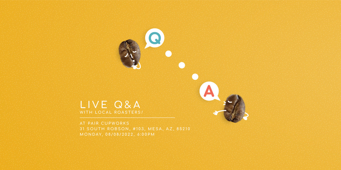 Join our LIVE Q&A with Local Roasters!