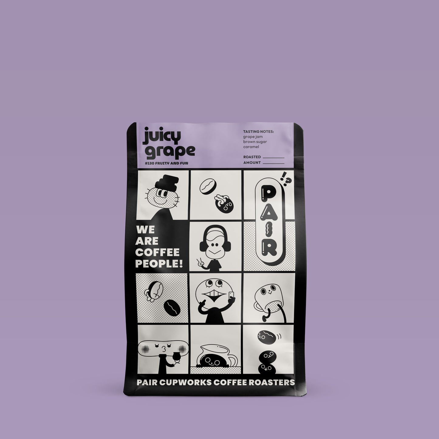 #130 Grape Co-fermented Coffee Beans from Colombia