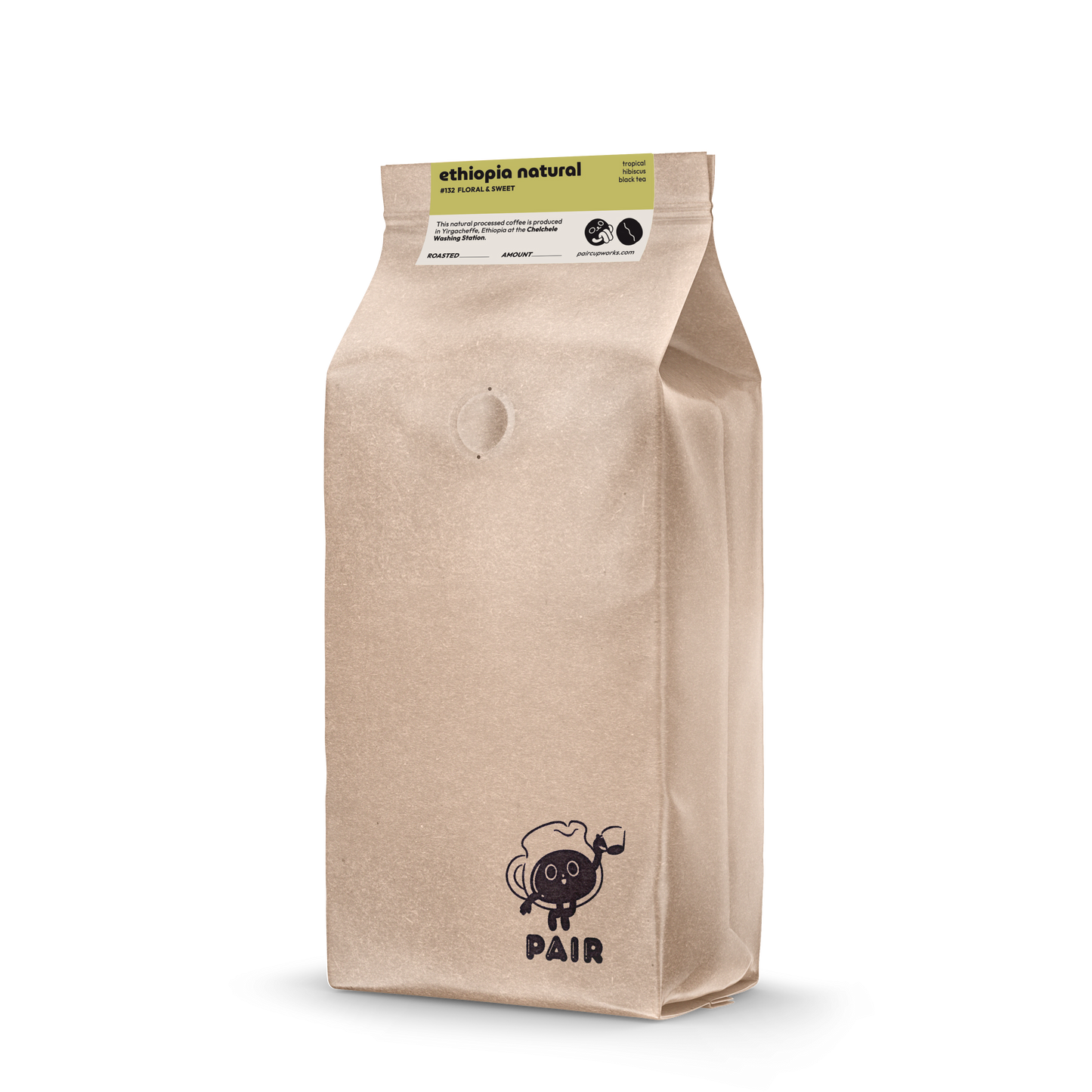 #132 Natural-Processed Coffee Beans from Ethiopia