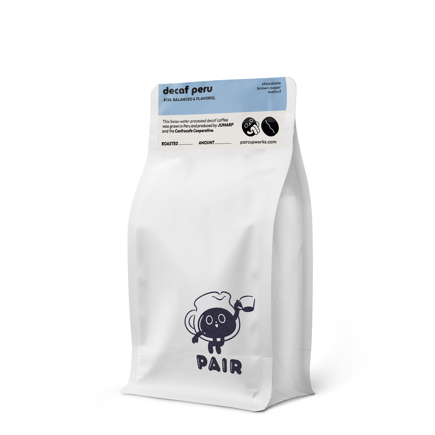#134 Decaffeinated Wash-Processed Coffee Beans from Peru