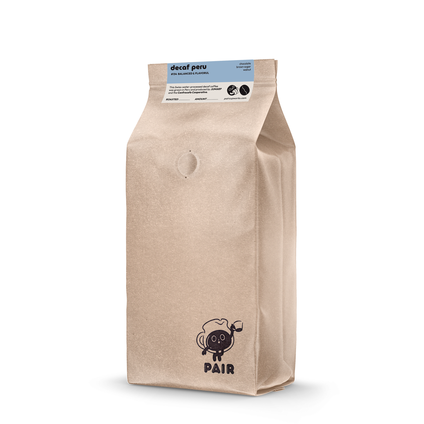 #134 Decaffeinated Wash-Processed Coffee Beans from Peru