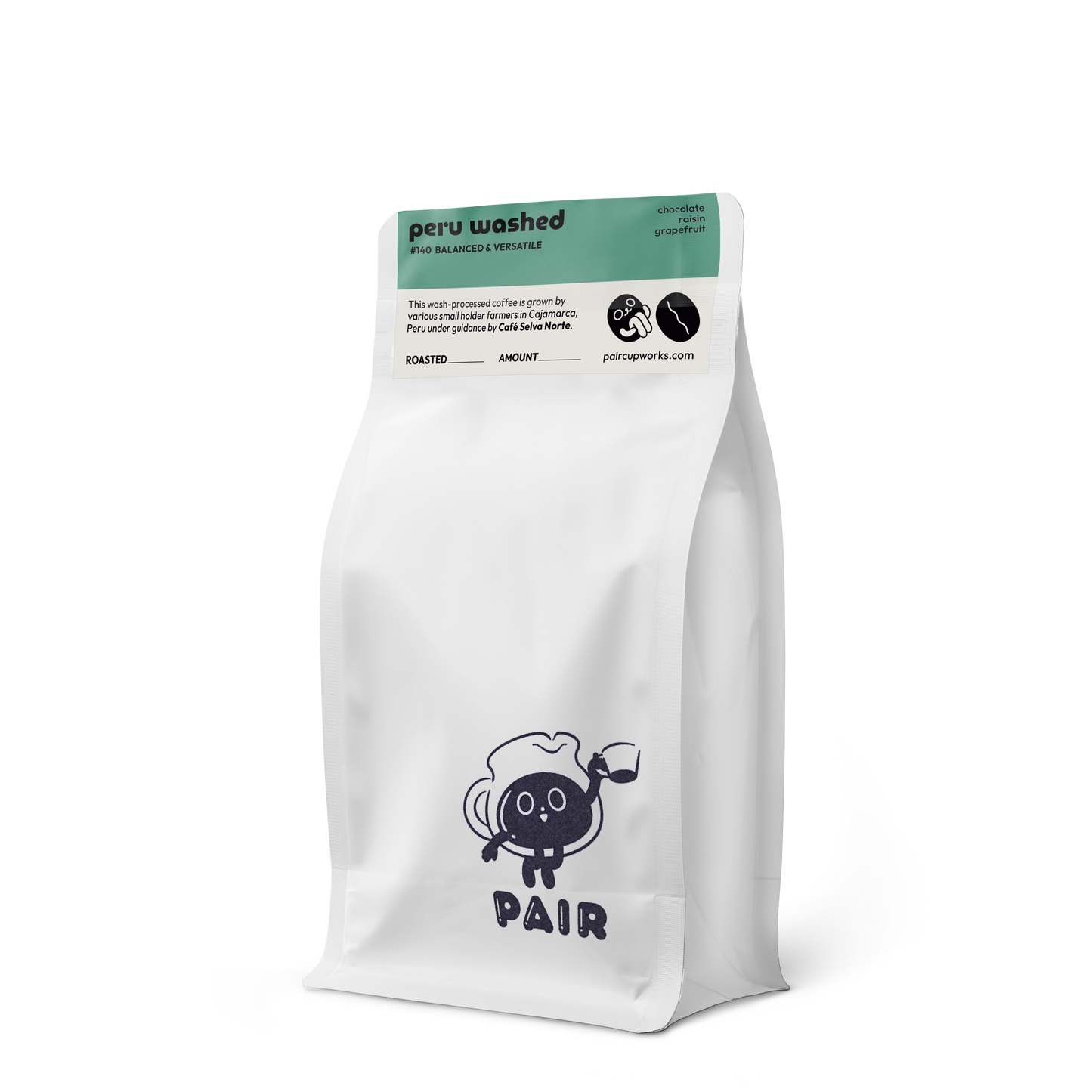 #140 Washed-Process Coffee Beans from Peru